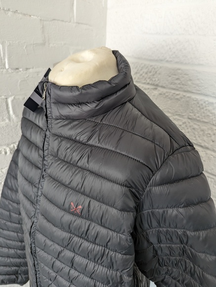 NEW Crew Clothing Lightweight Quilted Jacket - Size XL - Black - P2P 24" - Picture 4 of 9
